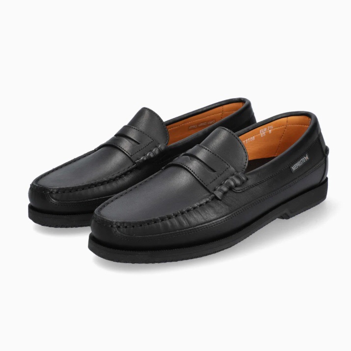 Mephisto Cap Vert Black Leather Loafers Shoes Men’s 9 1/2